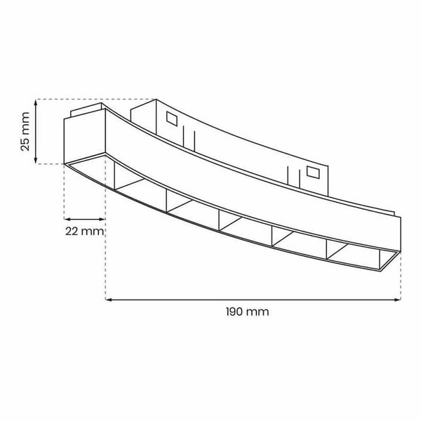 Lampa sufitowa do szyny magnetycznej Magnetic Track ML8693 LED 6W 3000K czarny