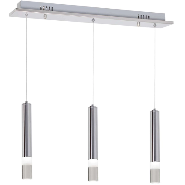 LAMPA wisząca ICE ML322 Milagro zwis OPRAWA listwa sufitowa LED 15W 4000K tuby sople chrom