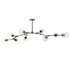 Zwis molekuły Modern orchid ST-1232-9 BLACK AMBER Step bursztynowa czarna