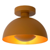 LAMPA sufitowa SIEMON 45196/01/44 Lucide metalowa OPRAWA kopuła plafoniera hygge żółta