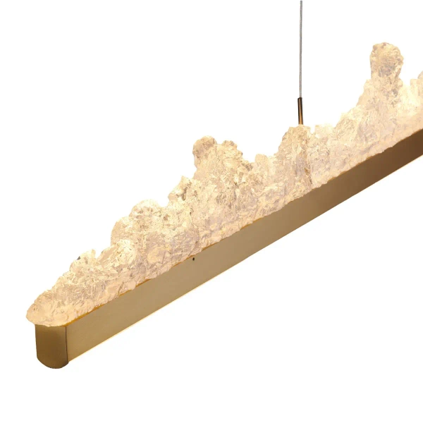 Wisząca lampa nad wyspę MONTANA ST-6490P/L LED 19W 3000K do jadalni złota