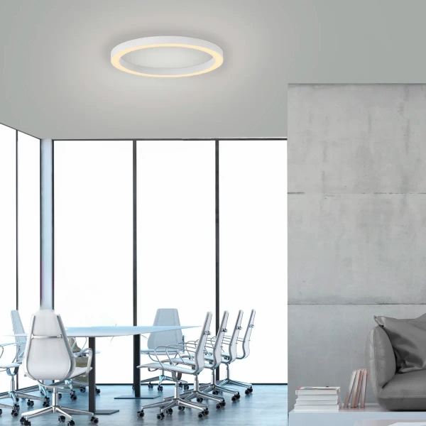 Lampa sufitowa na pilot PURE LINES biała 6309-16 1xLED 30W 2200-5500K ring