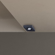 Wpust LAMPA podtynkowa NUSA ML0046 metalowy spot czarny