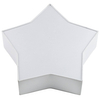 Natynkowa lampa Star 4514 gwiazdka do salonu metalowa biała