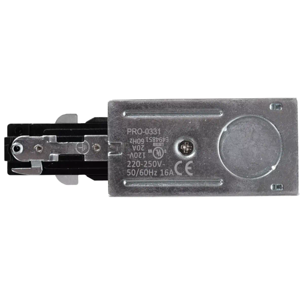 Podstawowy zestaw szynowy Track 09950/00/30 Lucide 1-fazowy czarny