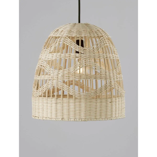Lampa wisząca boho REYNOSA LE42948 do jadalni beżowa czarna