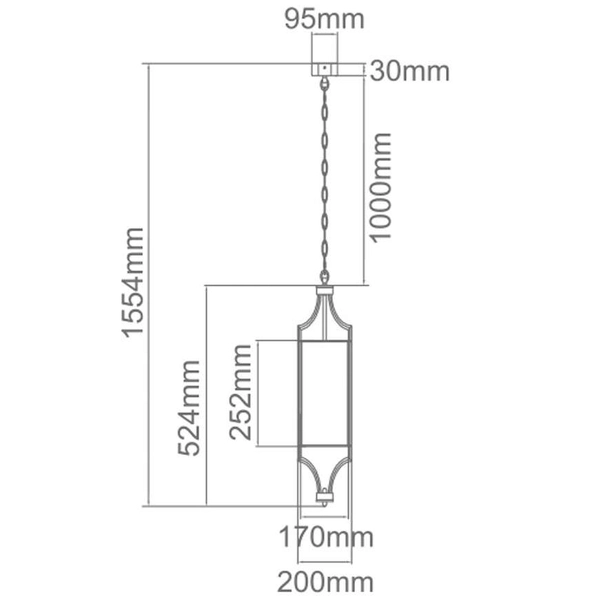Klasyczna LAMPA wisząca Lunga Gold Nero Orlicki Design abażurowa OPRAWA okrągły ZWIS tuba na łańcuchu czarna złota