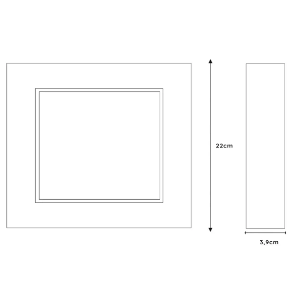 Ledowa lampa sufitowa BRICE-LED 28117/22/31 Lucide LED 22W 3000K IP44 biały