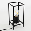 Industrialna LAMPKA stojąca MELANDO TB-3343-1S-BK Italux stołowa LAMPA gabinetowa czarna