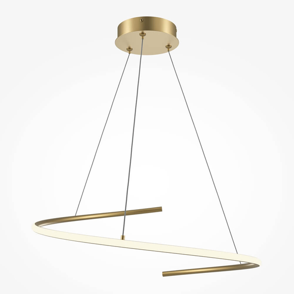 Wisząca lampa Curve MOD242PL-L33BSK LED 31W 3000-4000K mosiądz biały