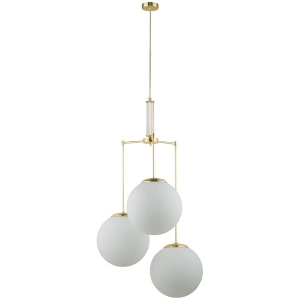 Potrójna lampa wisząca Artu Glass ART-ZWD-3 (Z) G350 kule białe