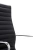 Fotel biurowy AERON PRESTIGE PLUS A022.CHROM skórzany czarny
