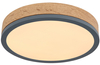 Sufitowa lampa Doro 416080WD1R okrągła LED 12W 3000K drewno