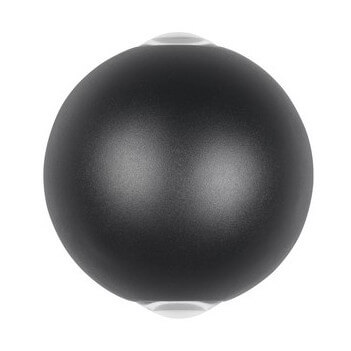 Zewnętrzna lampa ścienna Avisio 246760232 Trio LED 2W 3000K IP54 czarna