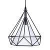Loftowa lampa wisząca DIAMOND CHNR3-E27 druciana metalowy kaskada czarna
