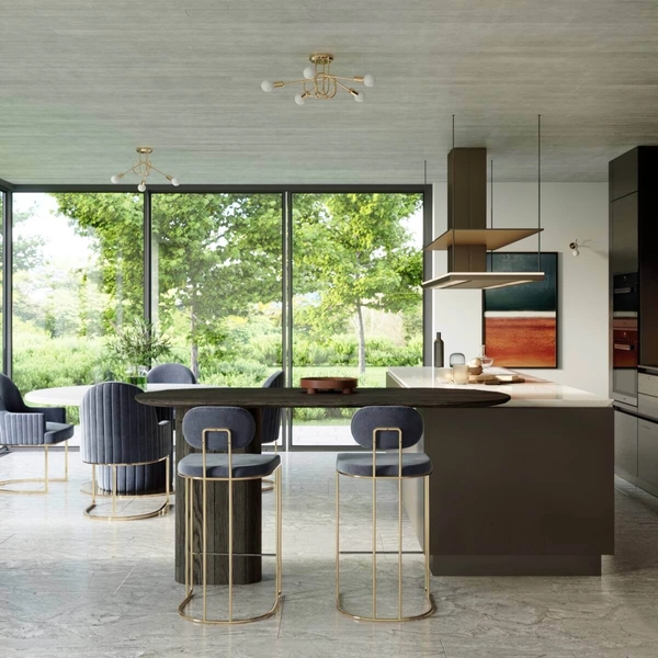 Sypialniana lampa sufitowa Supeł SL.1437 Sollux metalowy złoty