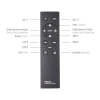 Sterowany pilotem plafon PURE E-LOOP czarny 6552-18 1xLED 33W 2700-5000K ze zmienną barwą