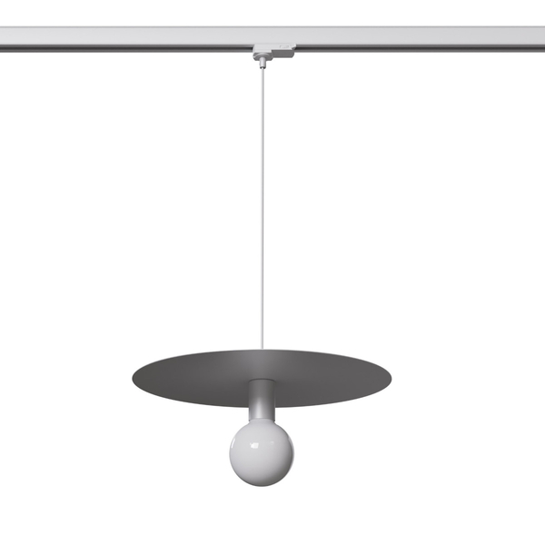 Wisząca lampa z żarówką FLAVIO MYL.00312 3-fazowa okrągła biały