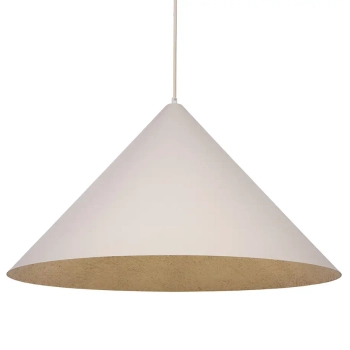 Stożkowa lampa zwisowa VESUVIO 41068 nad wyspę złota beżowa