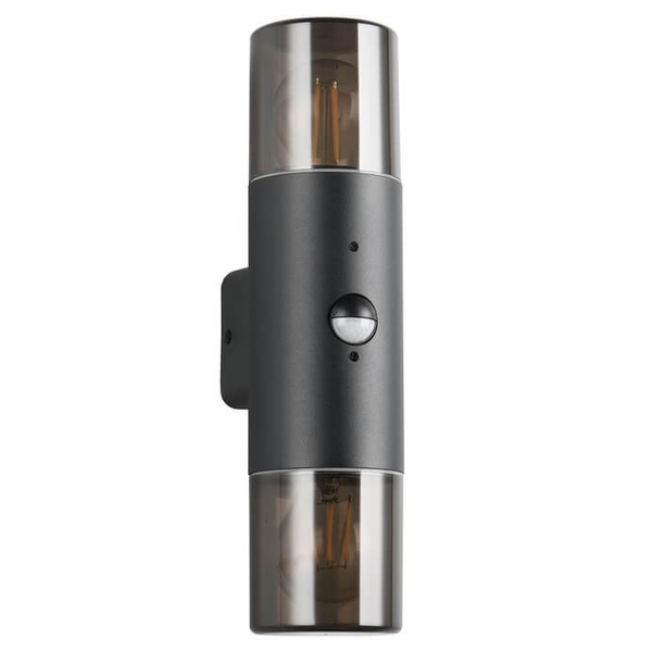 Elewacyjna lampa z czujnikiem ruchu Hoosic 222260232 IP44 czarny