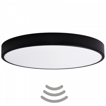 Sufitowa lampa salonowa 137623622037 czarna z sensorem
