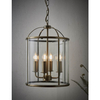 Lampa wisząca Lambeth 69455 Endon szklana kopuła antyczny mosiądz