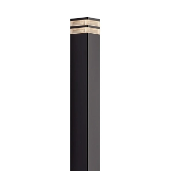 Stojący słupek ogrodowy Elm 45348003 IP44 metalowy czarny