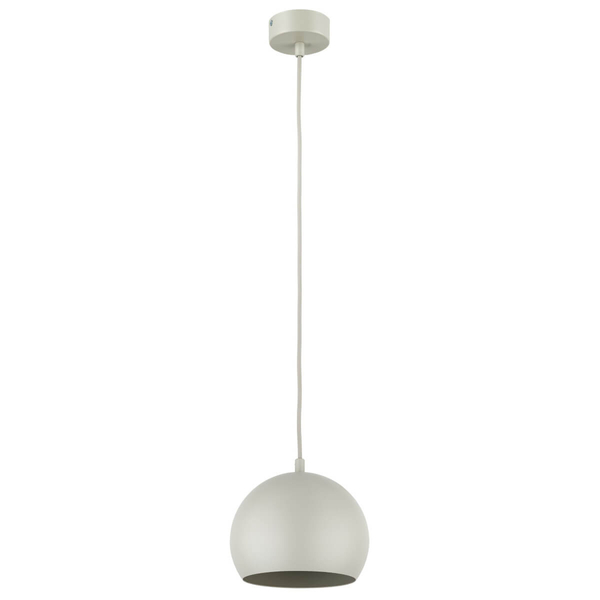 Zwisająca lampa do jadalni Zoe 10172 nad wyspę metalowa beżowa
