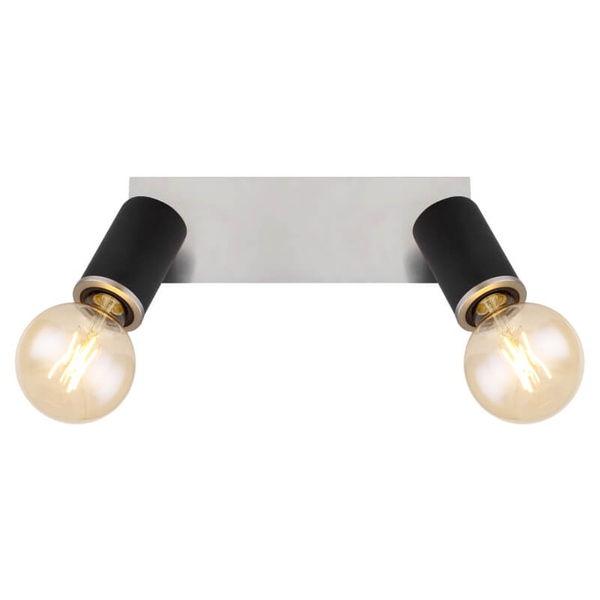 Spot lampa sufitowa Joseba 54032-2B 2-punktowa czarna