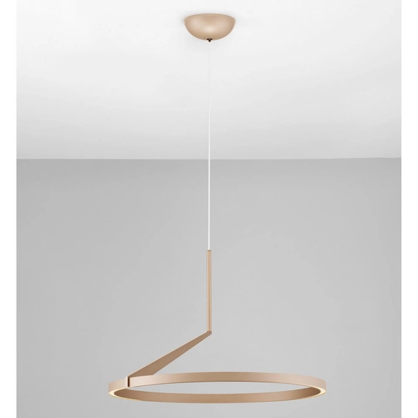 Lampa wisząca pierścień ZUDANEZ LE44773 LED 31W 2700-4000K ring złota