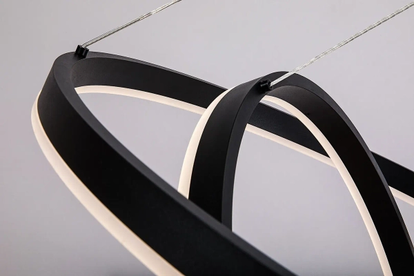 Wisząca ledowa lampa do salonu Isaure 72305 LED 80W 3000-6500K czarny