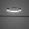 Lampa ring wisząca salonowa Circolo 10812 Nowodvorski LED 21W 3000K czarna