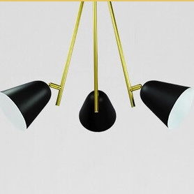 Industrialna LAMPA wisząca ALDER 5376 Rabalux metalowa OPRAWA regulowana czarna biała złota