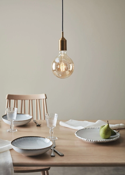 Wisząca lampa BRONX 108098 Markslojd loftowa oprawka metalowa mosiądz