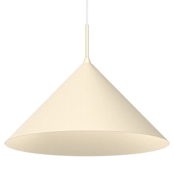 Kuchenny żyrandol wiszący CAPITAL MLP1643 stożek skracalny kremowy