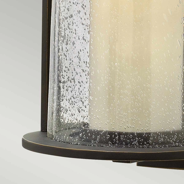 Zewnętrzna lampa ogrodowa HK-QUINCY-M Hinkley na elewację brązowa