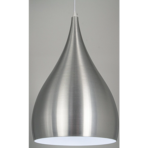 Loftowa LAMPA wisząca 8122/1-02 Elem metalowa OPRAWA zwis łezka aluminium