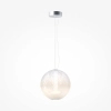 Kulista lampa wisząca okrągła Bruma MOD397PL-L15CH2.7K LED 15W 2700K chrom