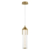 Lampa wisząca tuba szklana Espada QN-ESPADA-1P-BG LED 18W 3000K złoty