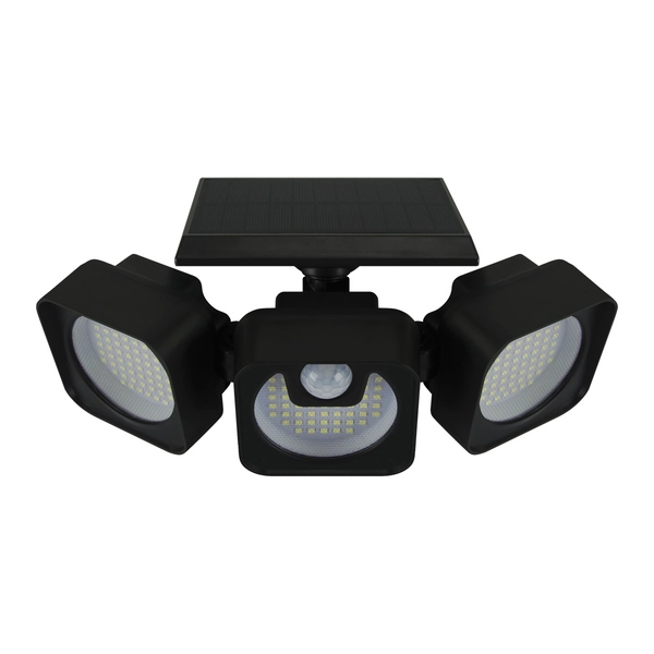 Naświetlacz z czujnikiem ruchu SIREN 04052 Ideus LED 7W IP65 akumulator czarny