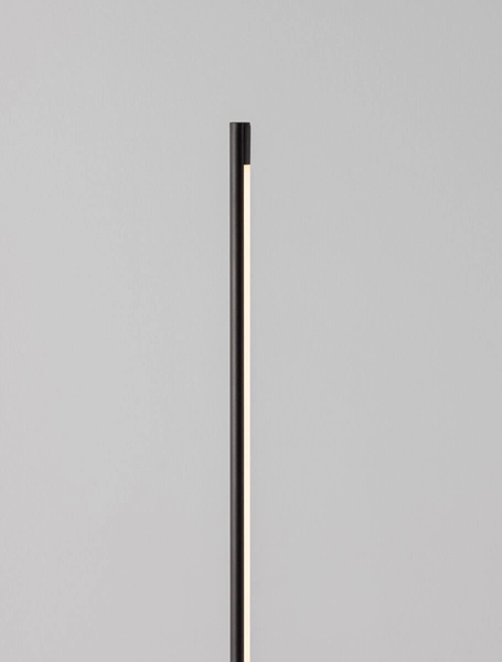 Ledowa lampa podłogowa Cerro do salonu LED 18W 3000K czarna