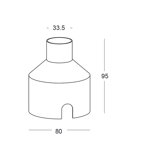 Okrągła lampa Grund 802001306 Elkim LED 1W 6000K wpustowa IP67 stal