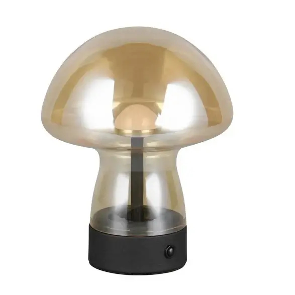 Lampka stołowa DOOLEY R54981113 LED 1,5W 3000K grzybek bursztynowy szary