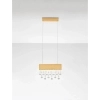 Wisząca lampa kryształowa OLEVIRA LE45145 LED 20W 3500K ściemnialna złota