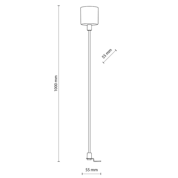 Zestaw zasilający jednoobwodowy Tracer 5302 TK Lighting szynowy czarny