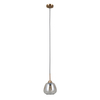 Wisząca lampa Felis PND-40824-1-GD nad stół szklana bursztynowa złota