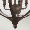 Kulista lampa wisząca Adams FE-ADAMS-4P-BRZ Feiss ball przezroczysta brąz