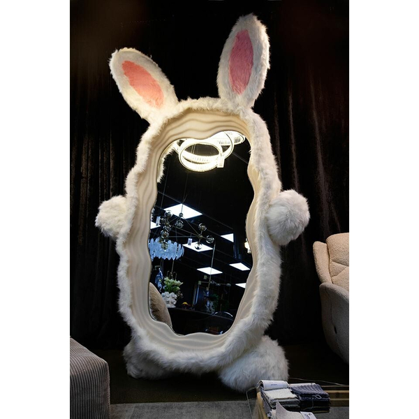 Lustro stojące BUNNY 5900168833401 King Home LED RGB 170W królik biały