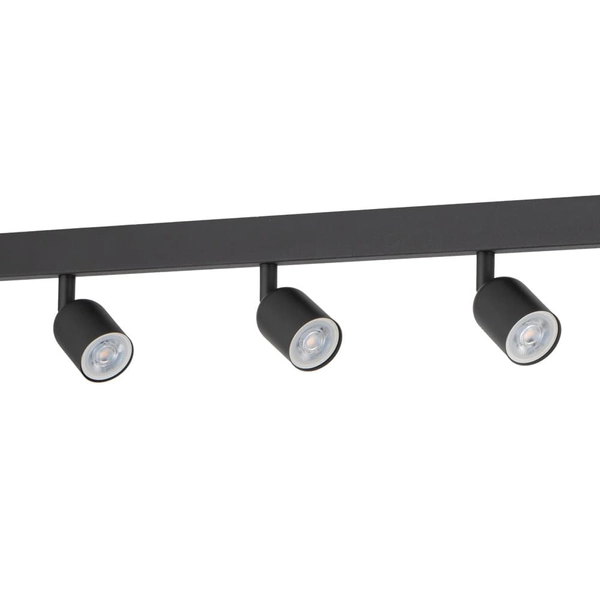 Wielopunktowa lampa sufitowa Top 1019 TK Lighting reflektorki czarna outlet