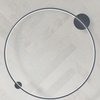 Łazienkowy kinkiet Saturno ML8860 Milagro LED 46W 4000K okrągły IP44 czarny